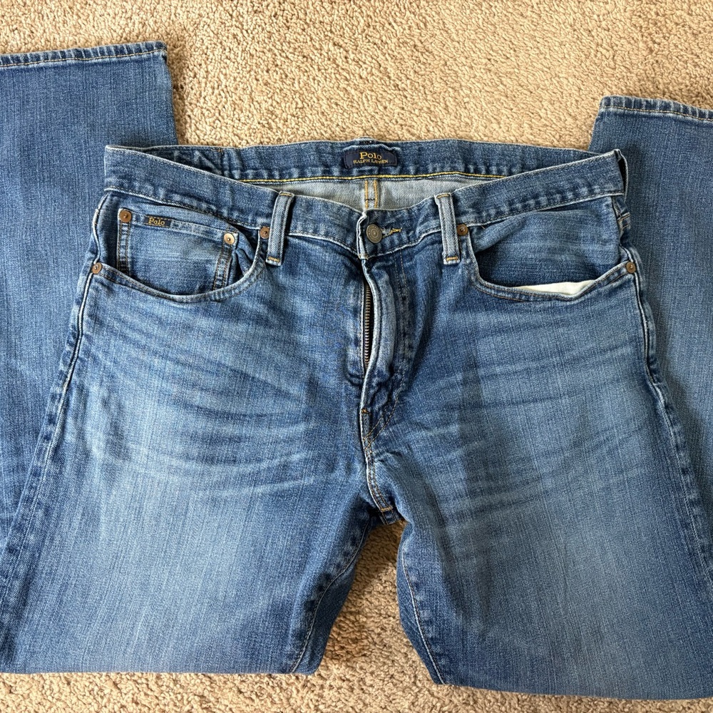 Polo Ralph Lauren Men's Classic Denim Relaxed Straight Jeans
